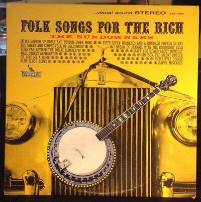 The Sundowners - Folk Songs For The Rich-lp-Tron Records