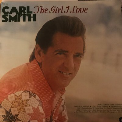 Carl Smith - The Girl I Love-lp-Tron Records