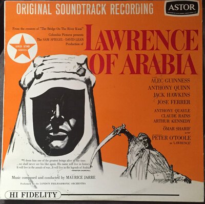 Maurice Jarre, The London Philharmonic Orchestra - Lawrence Of Arabia-lp-Tron Records