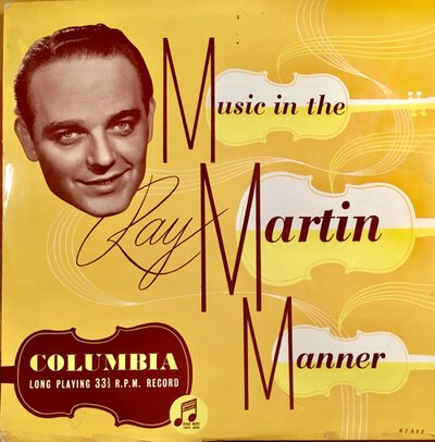 Ray Martin and His Orchestra - Music In The Ray Martin Manner (10")-lp-Tron Records