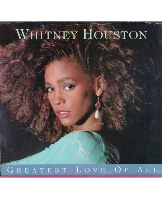 Whitney Houston Greatest Love Of All 7 Tron Records Vinyl 45 Whitney Houston Greatest Love Of All 7 Tron Records Vinyl 45