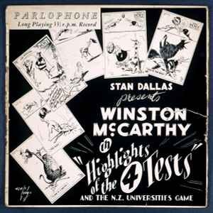 Winston McCarthy - Highlights Of The 4 Tests and the NZ Universities Game (10")-10"-Tron Records