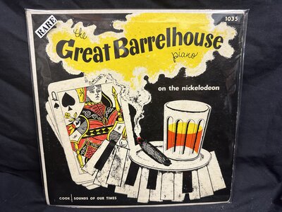 Unknown Artist - Te Great Barrelhouse Piano On The Nickelodeon (10")-10"-Tron Records