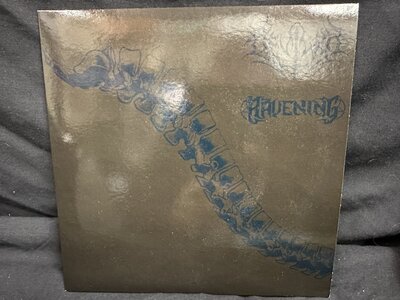 Devilry / Ravening – Upheaval / Ravening Of The Horns (7")-7"-(45's)-Tron Records