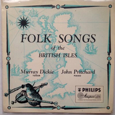 Murray Dickie, John Pritchard - Folk Songs Of The British Isles (10")-10"-Tron Records