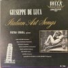 Various - Italian Art Songs (10")