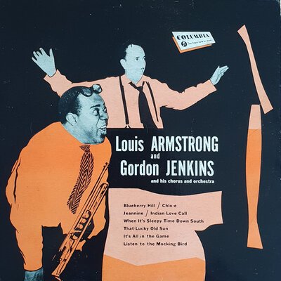 Louis Armstrong And Gordon Jenkins And His Chorus And Orchestra (10")-10"-Tron Records