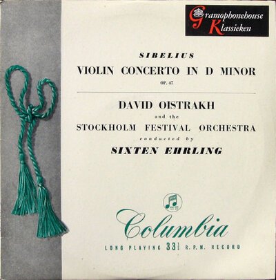 Various - Violin Concerto In D Minor Op.47 (10")-10"-Tron Records
