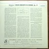 Various - Violin Concerto In D Minor Op.47 (10")