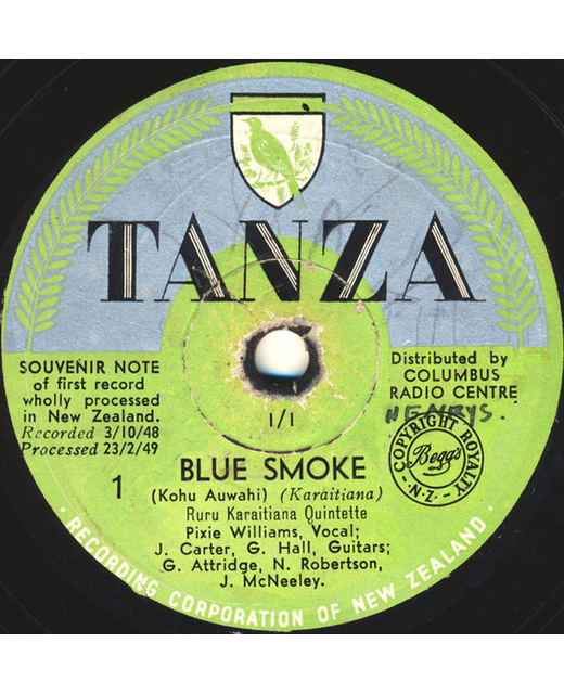 Ruru Karaitiana Quintette - Blue Smoke / Senorita (10")