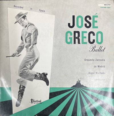 Jose Greco - Ballet - Volume Two-10"-Tron Records