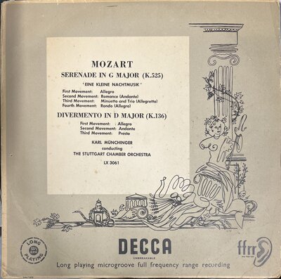 Mozart - Serenade In G Major-10"-Tron Records