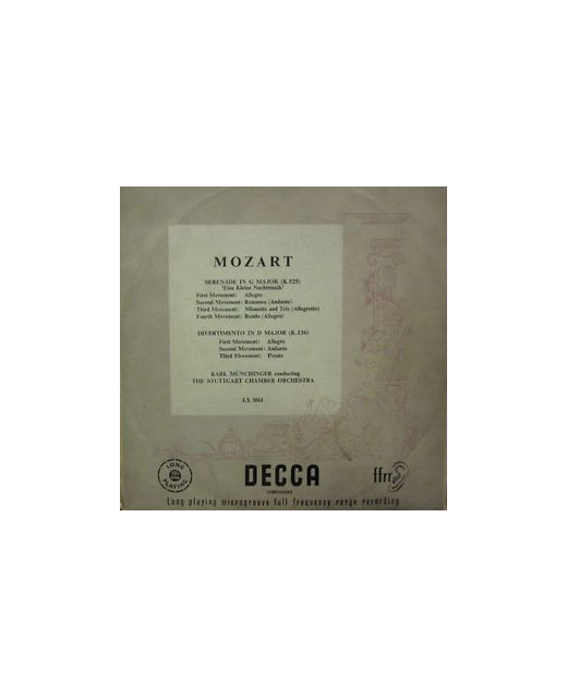 Mozart - Serenade In G Major (10")