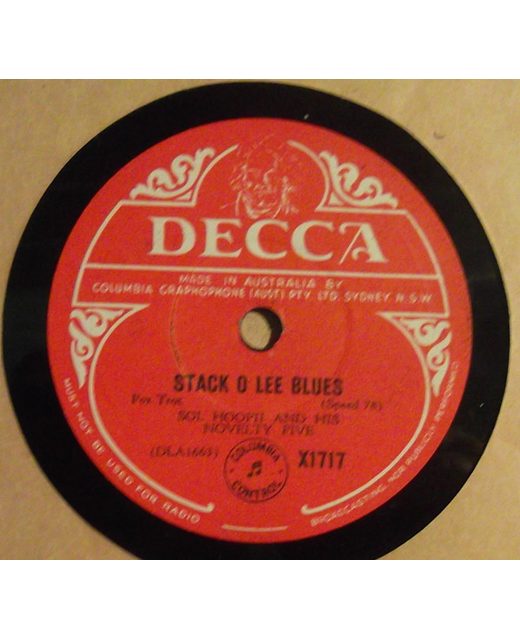 Sol Hoopii And His Novelty Five - Stack O Lee Blues / Farewell Blues (10")