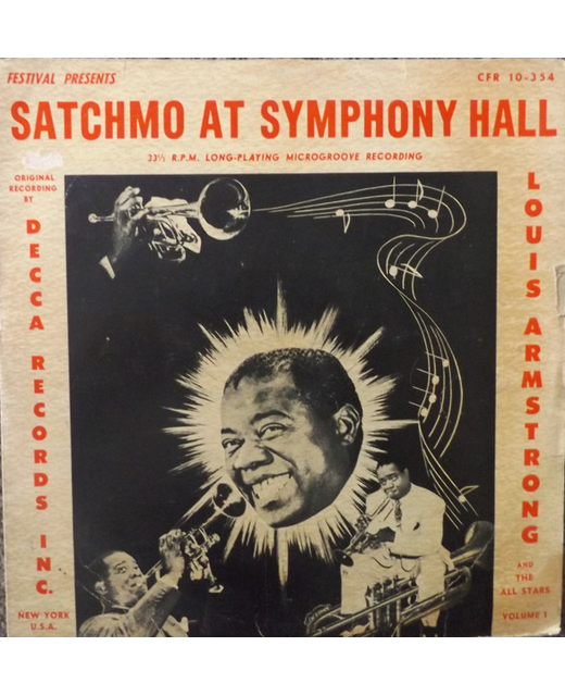 Louis Armstrong And His All-Stars - Satchmo At Symphony Hall - Vol1 (10")