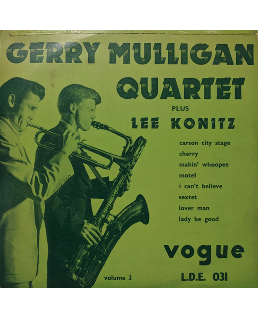 Gerry Mulligan Quartet - Volume 3 (10")