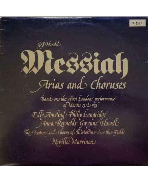 G.F Handel - Messiah (12")