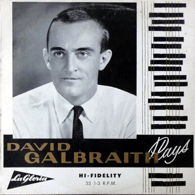 David Galbraith - David Galbraith Plays (12")-lp-Tron Records