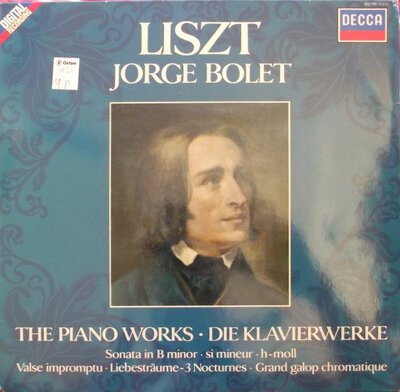 Liszt, Jorge Bolet - The Piano Works - Die Klavierwerke (12")-lp-Tron Records