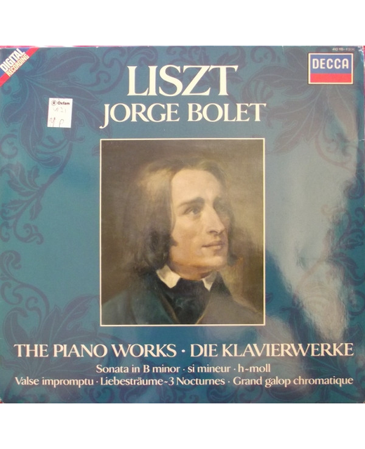 Liszt, Jorge Bolet - The Piano Works - Die Klavierwerke (12") - Tron ...