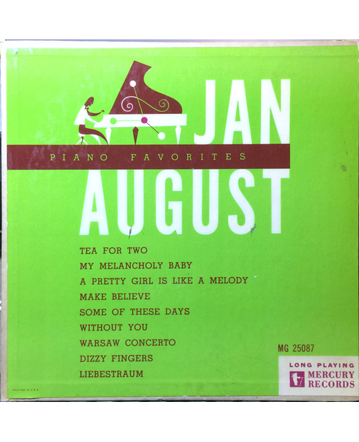 Jan August - Piano Favorites (10")