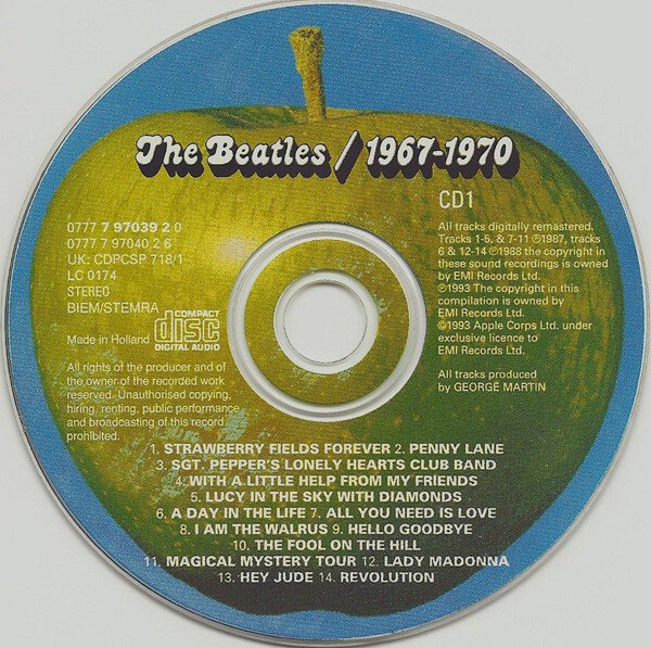 The Beatles - 1967 - 1970 (2xCD) - Tron Records | CDs - The