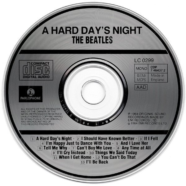 The Beatles - A Hard Days Night (CD) - Tron Records | CDs - The The Beatles - A Hard Days Night (CD) - Tron Records | CDs - The