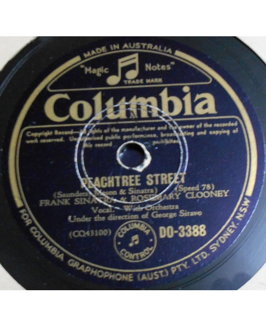 Frank Sinatra, Rosemary Clooney - Peachtree Street / My Blue Heaven (10")
