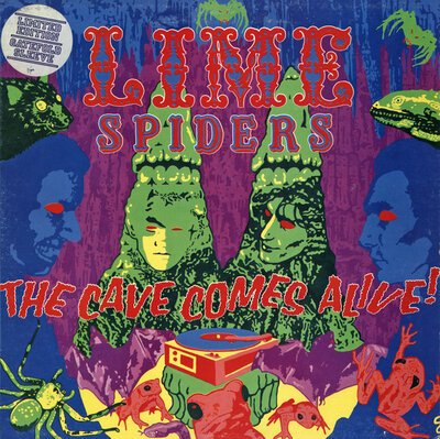 The Lime Spiders - The Cave Comes Alive! (12")-lp-Tron Records