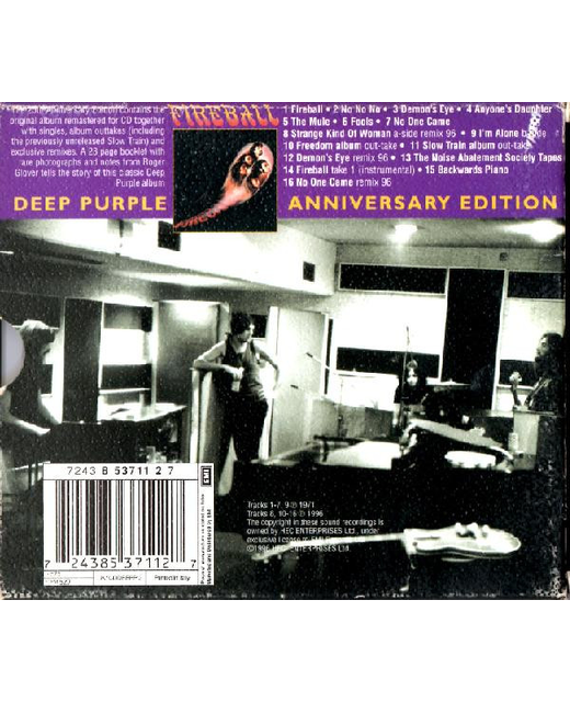 Deep Purple - Fireball - 25th Anniversary Edition (CD) - Tron