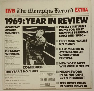 Elvis Presley - The Memphis Record (12") (2xLP)-lp-Tron Records