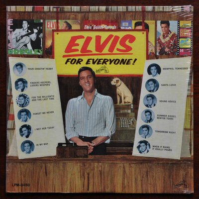 Elvis Presley - Elvis For Everyone! (12")-lp-Tron Records