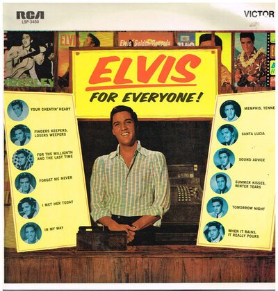 Elvis Presley - Elvis For Everyone!-lp-Tron Records