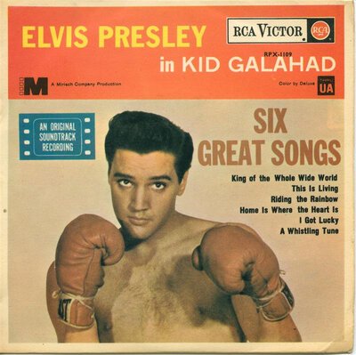 Elvis Presley - Kid Galahad (7")-7"-(45's)-Tron Records