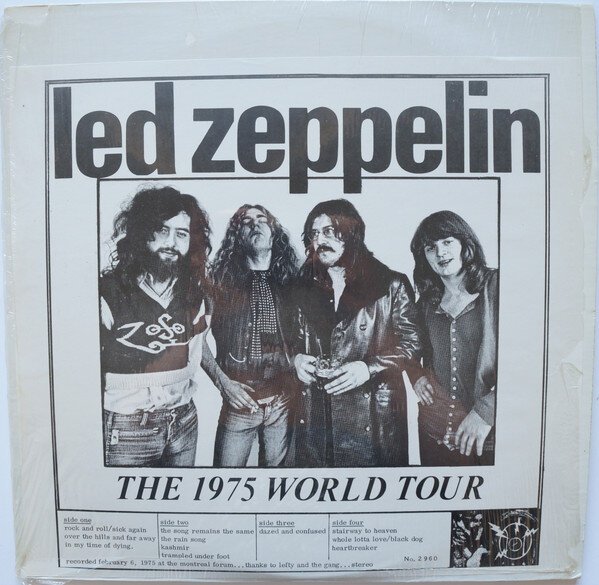 米LP Led Zeppelin 1975 World Tour NO2960 WORLDS /00260 Led Zeppelin - The 1975 World Tour Unofficial Release