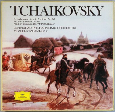 Tchaikovsky - Symphonies No.4, No.5, No.6 (12") (4xLP) (Boxset)-lp-Tron Records