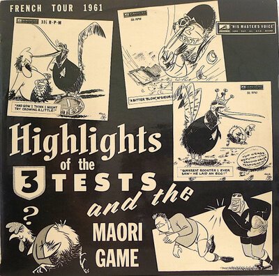 French Tour 1961 - Highlights Of The 3 Tests And The Maori Game (12")-lp-Tron Records