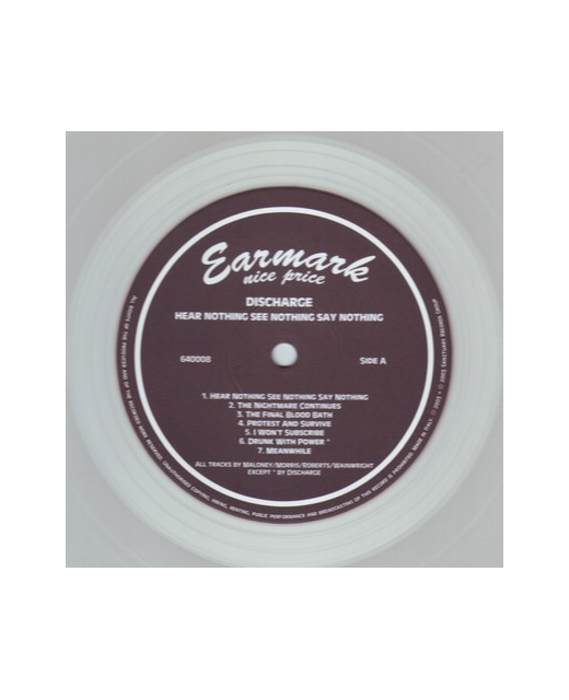 Discharge – Hear Nothing See Nothing Say Nothing