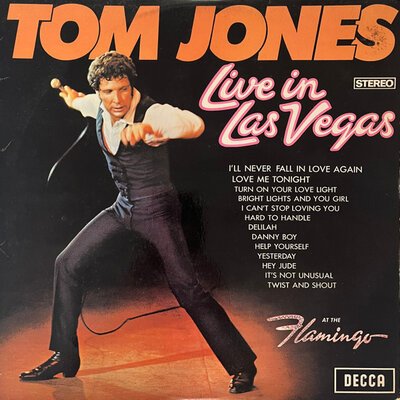Tom Jones – Live In Las Vegas-lp-Tron Records