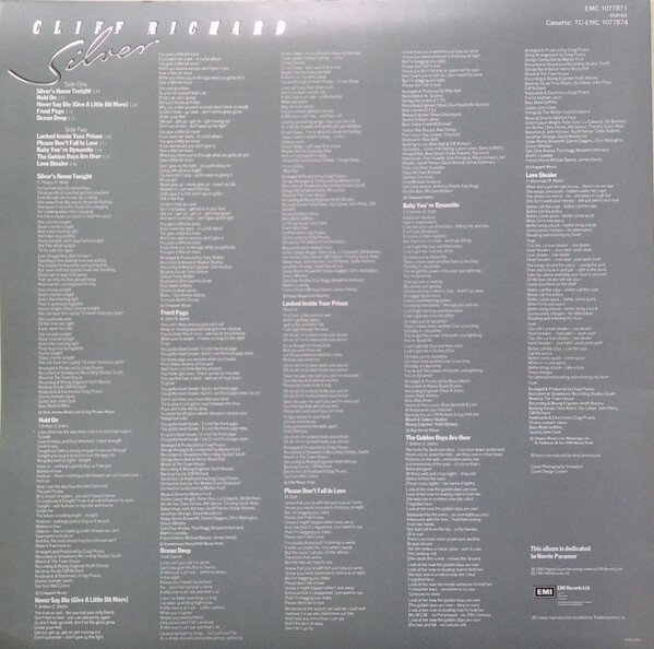 Cliff Richard – Silver (Box Set) - Tron Records | Vinyl LP - Cliff