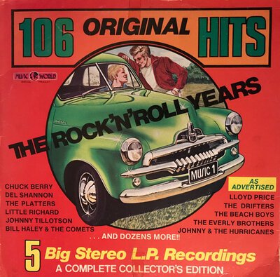 Various – The Rock n Roll Years 106 Original Hits (Box Set)-lp-Tron Records