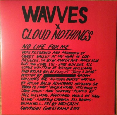 Wavves X Cloud Nothings – No Life For Me-lp-Tron Records