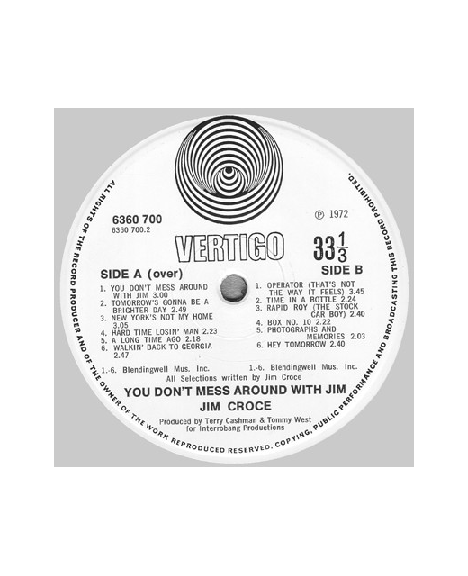 Jim Croce – You Don't Mess Around With Jim